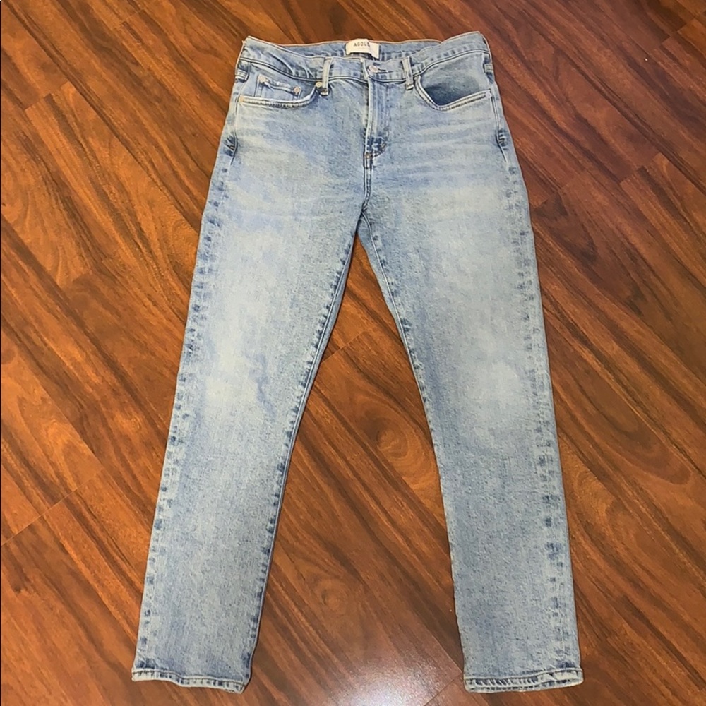 AGOLDE Toni High-Rise Slim Straight Jeans